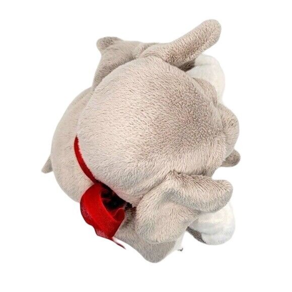 2/$15 Fine Toy Elephant Plush Gray 12" Heart Love On Foot Red Ribbon Valentine - Picture 6 of 10
